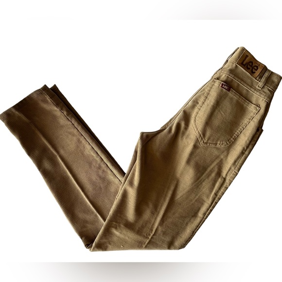Vintage LEE Riders Corduroy Pants, Women’s / Juniors size 5 Retro, Talon 42 70s - Picture 2 of 10